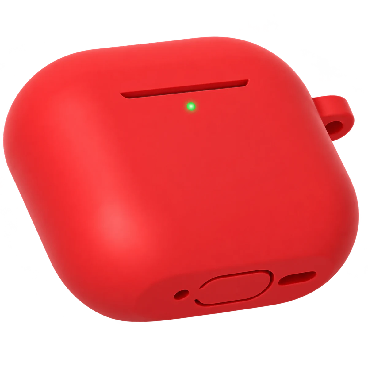 Case gamuzadas Airpods de 4ta Gen color rojo