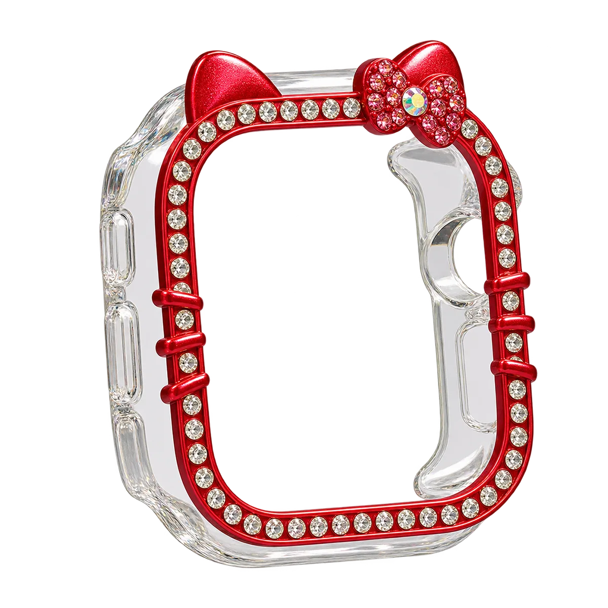 Protectores de hello kitty color rojo