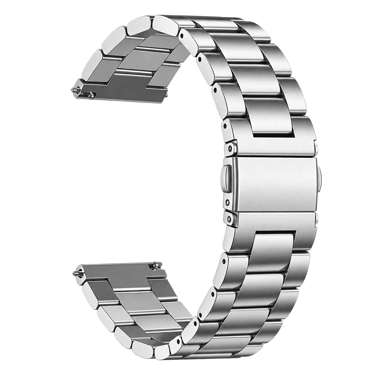 Correas metalicas color plata 22mm con pasador