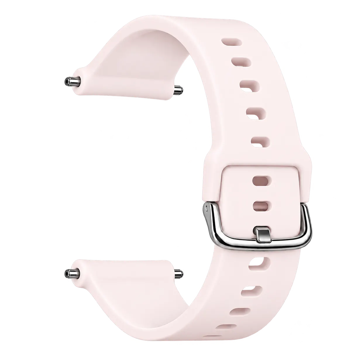 Correa lisa color rosado new de 22mm con pasador