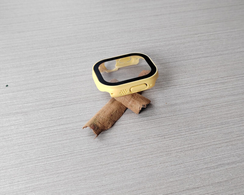 Protector para smartwatch ultra de 49mm, color amarillo pastel