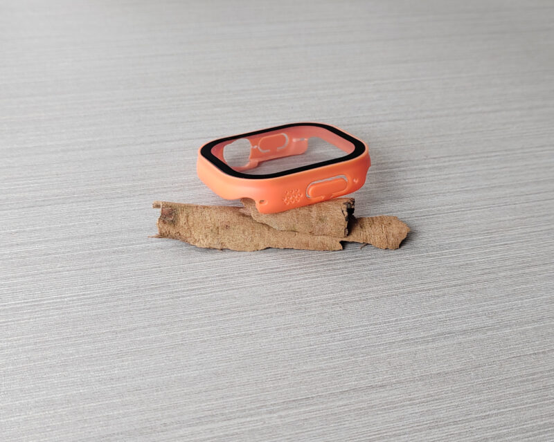 Protector para smartwatch ultra de 49mm, color anaranjado