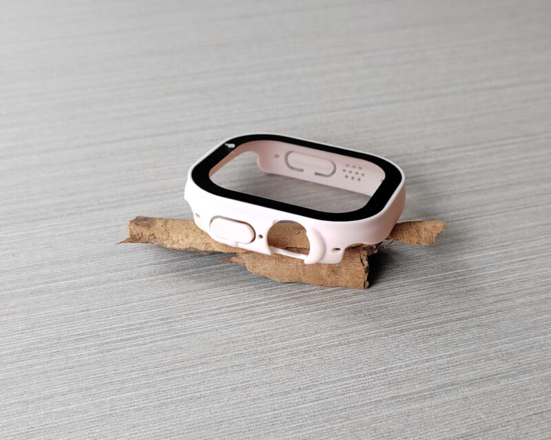 Protector para smartwatch ultra de 49mm en color rosado new