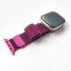 Correas imantadas de acero inoxidable de 24mm para smartWatch Ultra en color fucsia