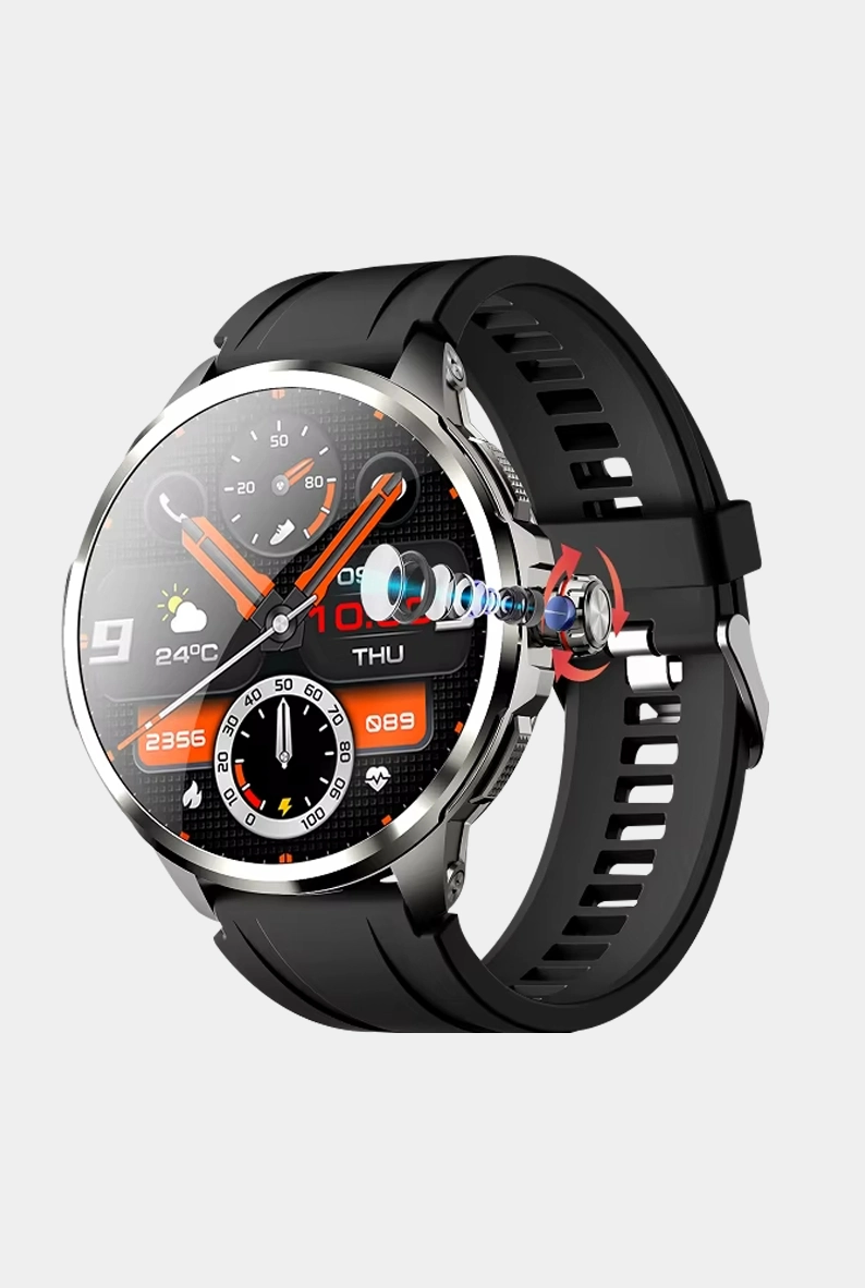 SmartWatch H99 con chip, pantalla amoled en color negro con wifi, 8GB RAM, 128GB ROM, bluetooth, pantalla de 1.95 pulgadas, GPS en tiempo real, cámara HD para llamadas y video llamadas a través de WhatsApp, Netflix