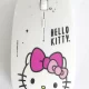 Mouse ergonómico inalámbrico Hello Kitty en color blanco  para lapto, computadora con usb 2.0