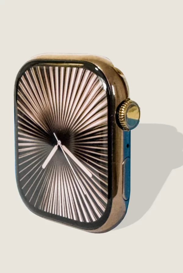 SmartWatch HK10 PRO MAX dorado, serie10, pantalla AMOLED, música, con conexión de auriculares, 2GB ROM bluetooth, GPS, notificaciones WhatsApp y todas las redes sociales