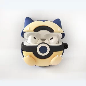 Funda Pokébola de Snorlax de siliconapara auriculares inalámbricos, airpods de segunda generación